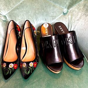 Dkny and a new day shoes.